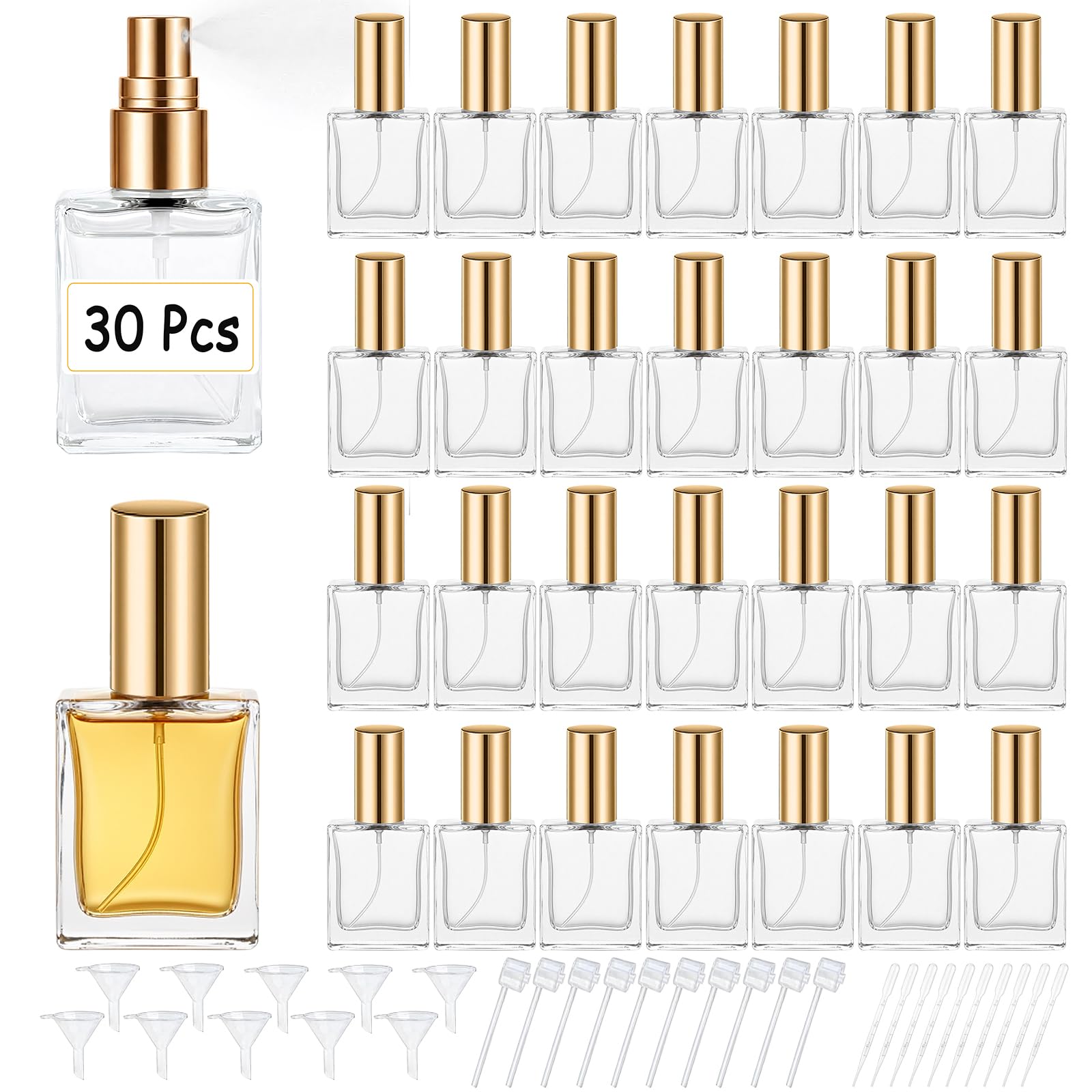 Perfume Fragrance Story - 고품질 30개 15ml 투명 유리 향수