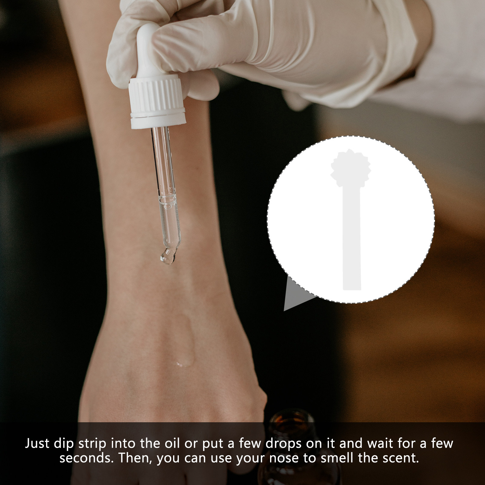 Perfume Fragrance Tester - 100Pcs 향수 테스트 스트립 코튼 페이퍼