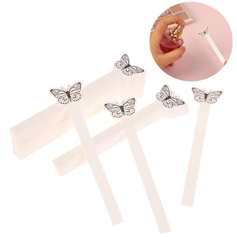 100Pcs 크리 에이 티브 나비 모양 테스트 아로마  - Perfume Fragrance Tester 리뷰 및 가격
