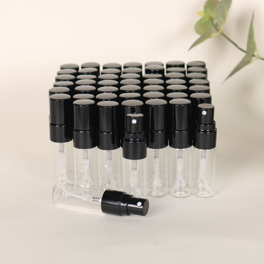 50pcs 3ml 알루미늄 스프레이 헤드 투명 유리 향 - Perfume Fragrance Story 리뷰 및 가격